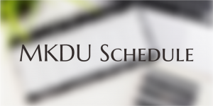 Read more about the article MKDU Schedule Second Semester 2019-2020