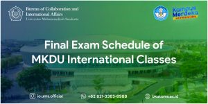 Read more about the article Final Exam Schedule of MKDU International Classes